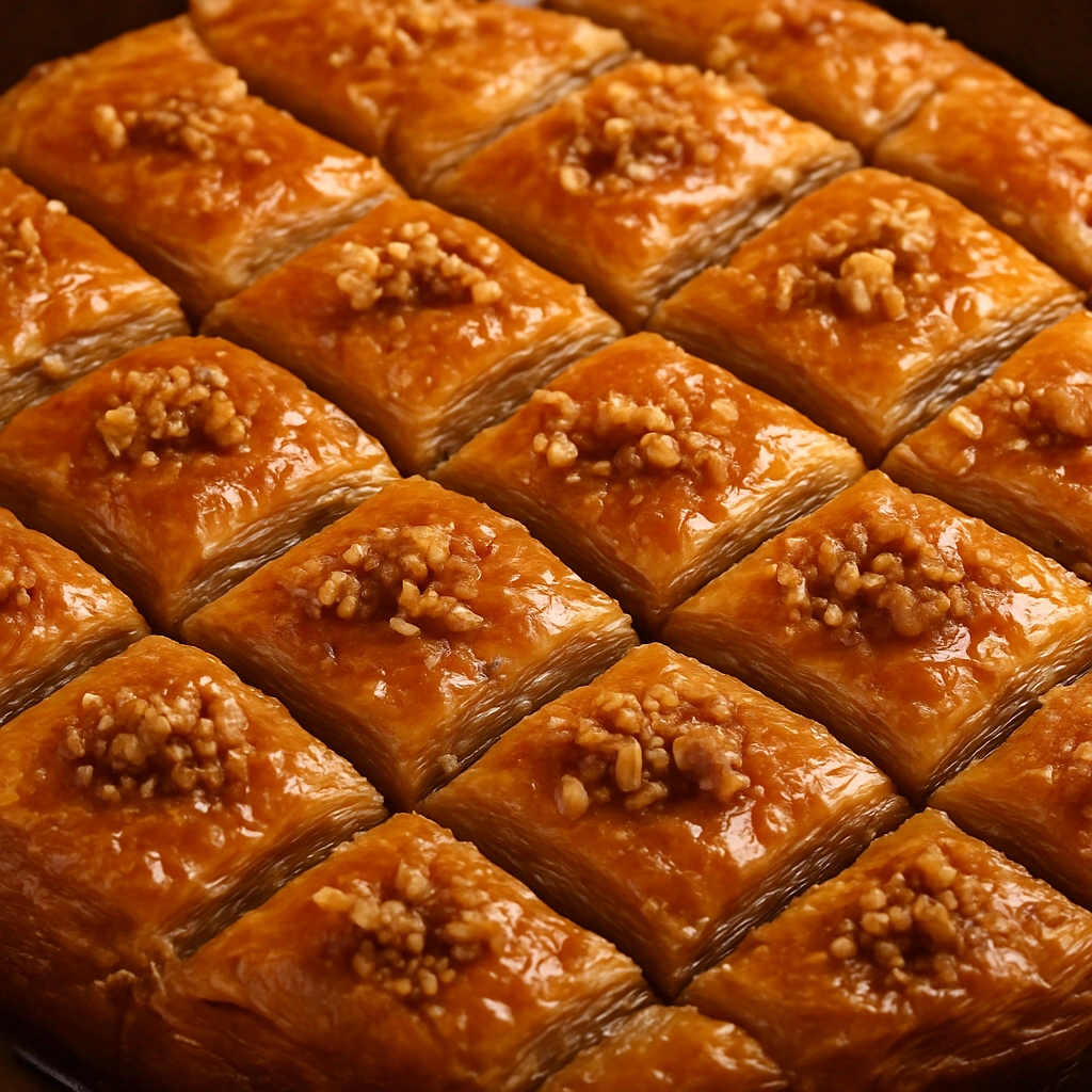 Ev Yapımı Cevizli Baklava