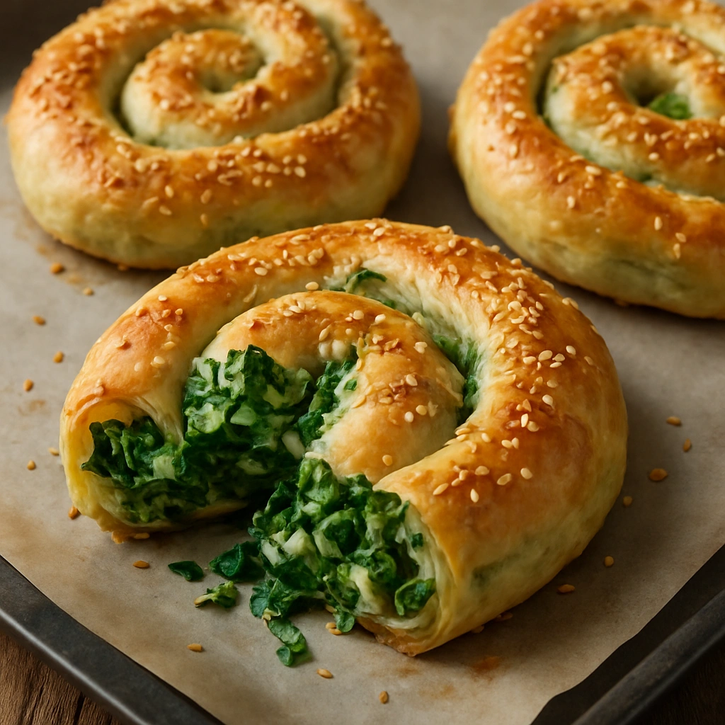 Ispanaklı Ege Otlu Börek