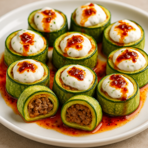 Mantı Tadında Kabak Rulo