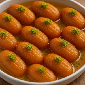 Şerbetle Taçlanmış Vezir Parmağı Tatlısı
