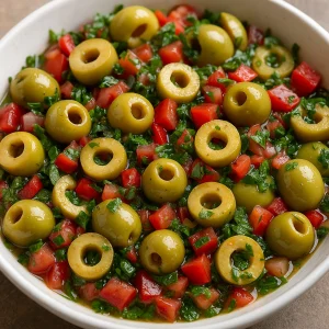 Hatay Usulü Zeytin Salatası