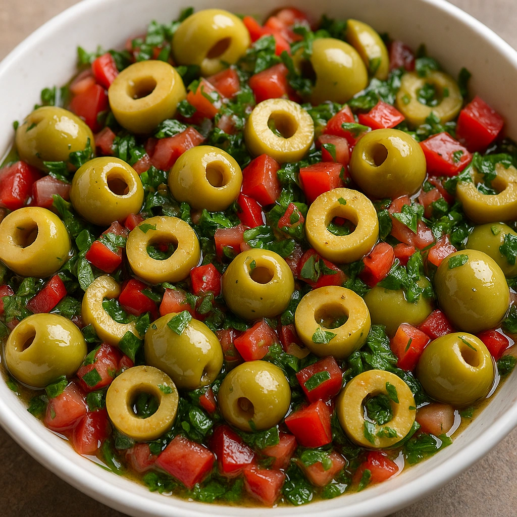 Hatay Usulü Zeytin Salatası