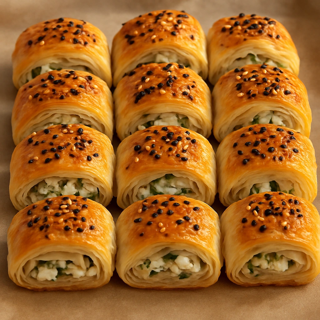 Peynirli Rulo Börek Tarifi