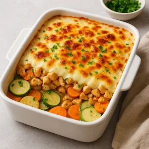 Fırında Beşamel Soslu Tavuk