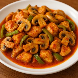 Mantarlı Tavuk Sote