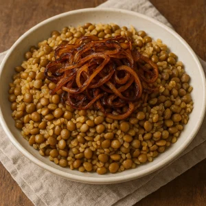Mercimekli Bulgur Pilavı Lübnan Usulü