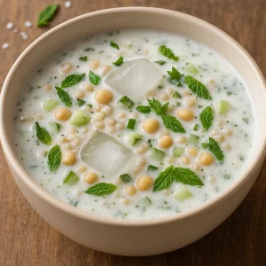 Soğuk Ayran Aşı Çorbası