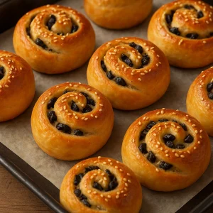 Zeytinli Rulo Poğaça
