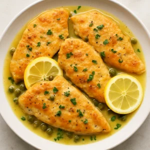 İtalyan Usulü Limonlu Tavuk