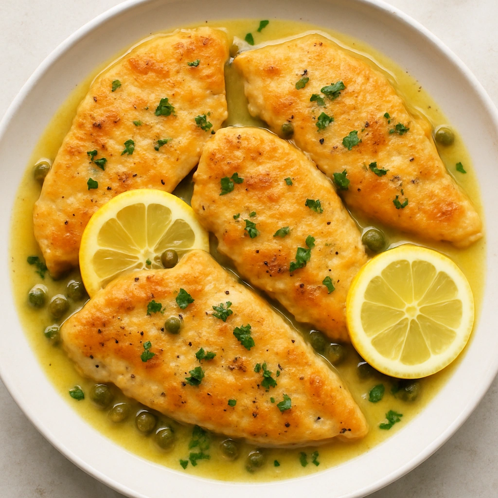 İtalyan Usulü Limonlu Tavuk
