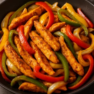 Meksika Usulü Fajita Tavuk