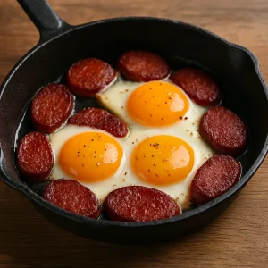 Sucuklu Yumurta Tarifi