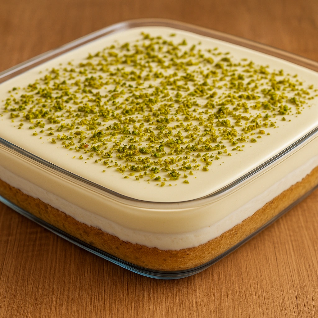 Beyaz Çikolatalı Kahveli Pasta