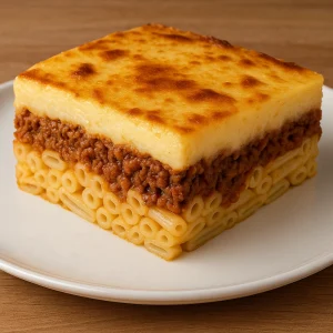 Fırında Beşamel Soslu Makarna