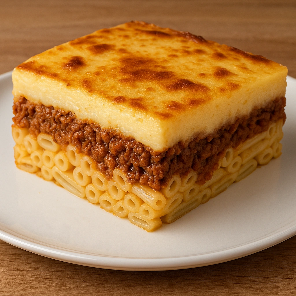 Fırında Beşamel Soslu Makarna