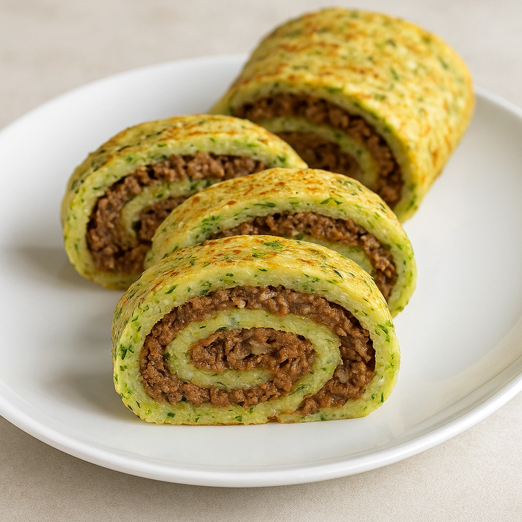 Kıymalı Kabak Rulo