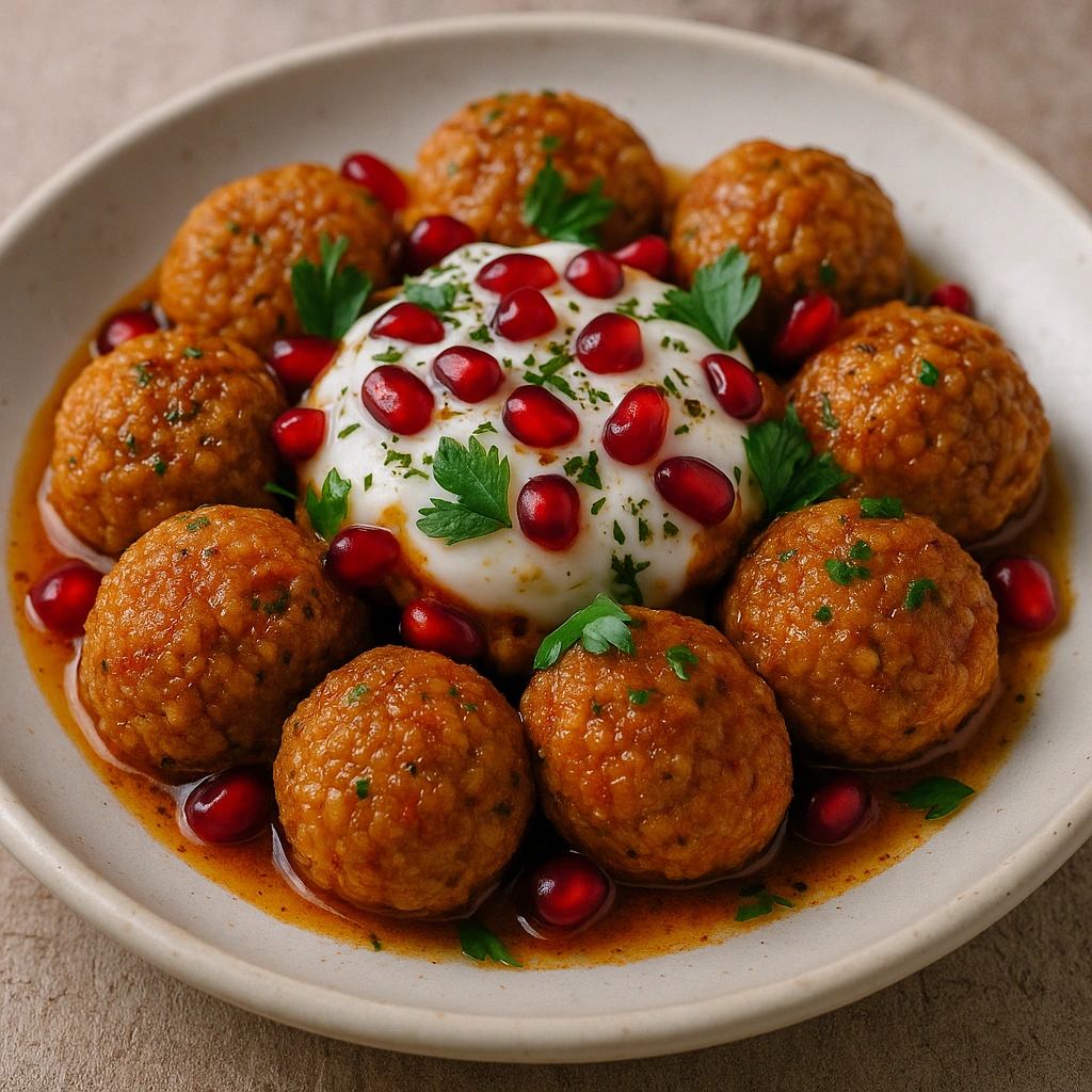 Nar Taneli Bulgur Köftesi