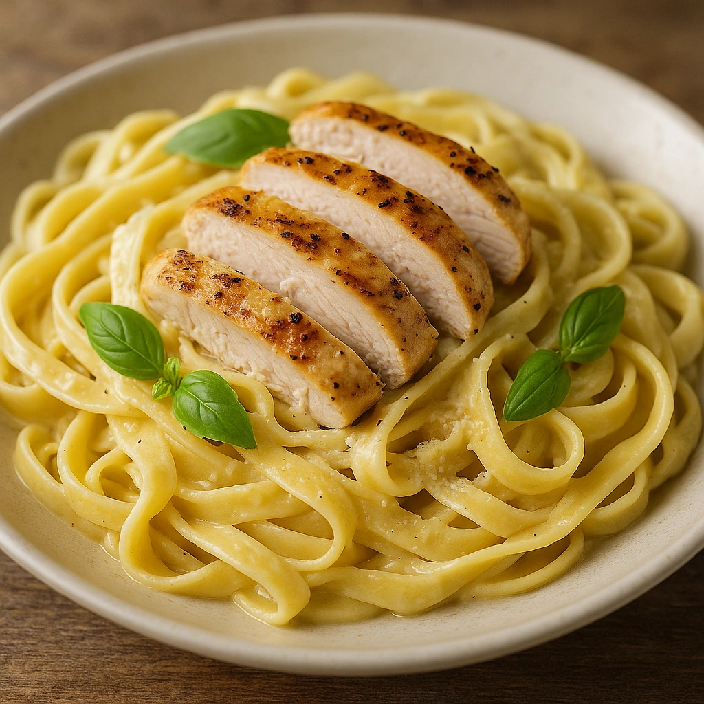 Tavuklu Alfredo Fettuccine