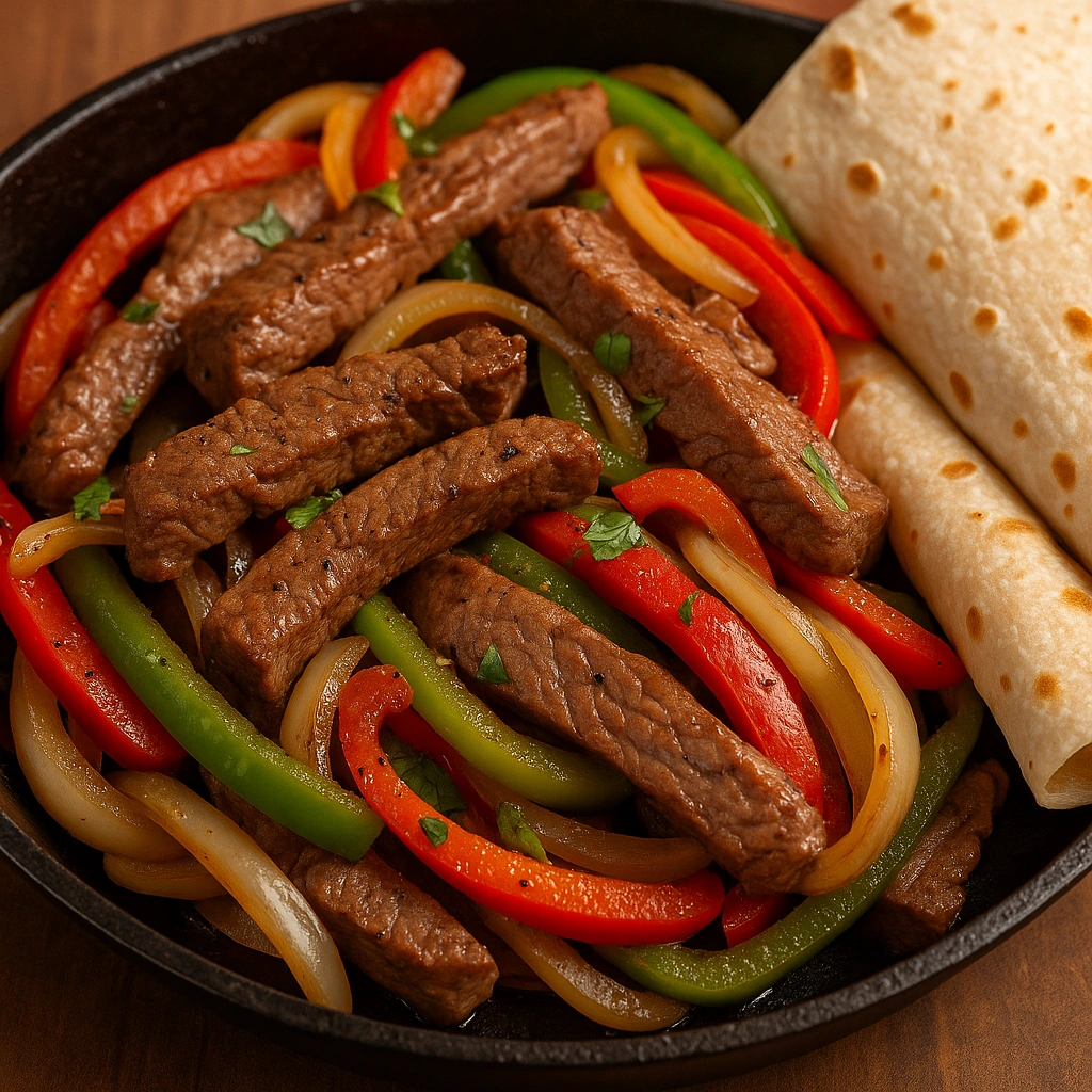 Meksika Usulü Et Fajita